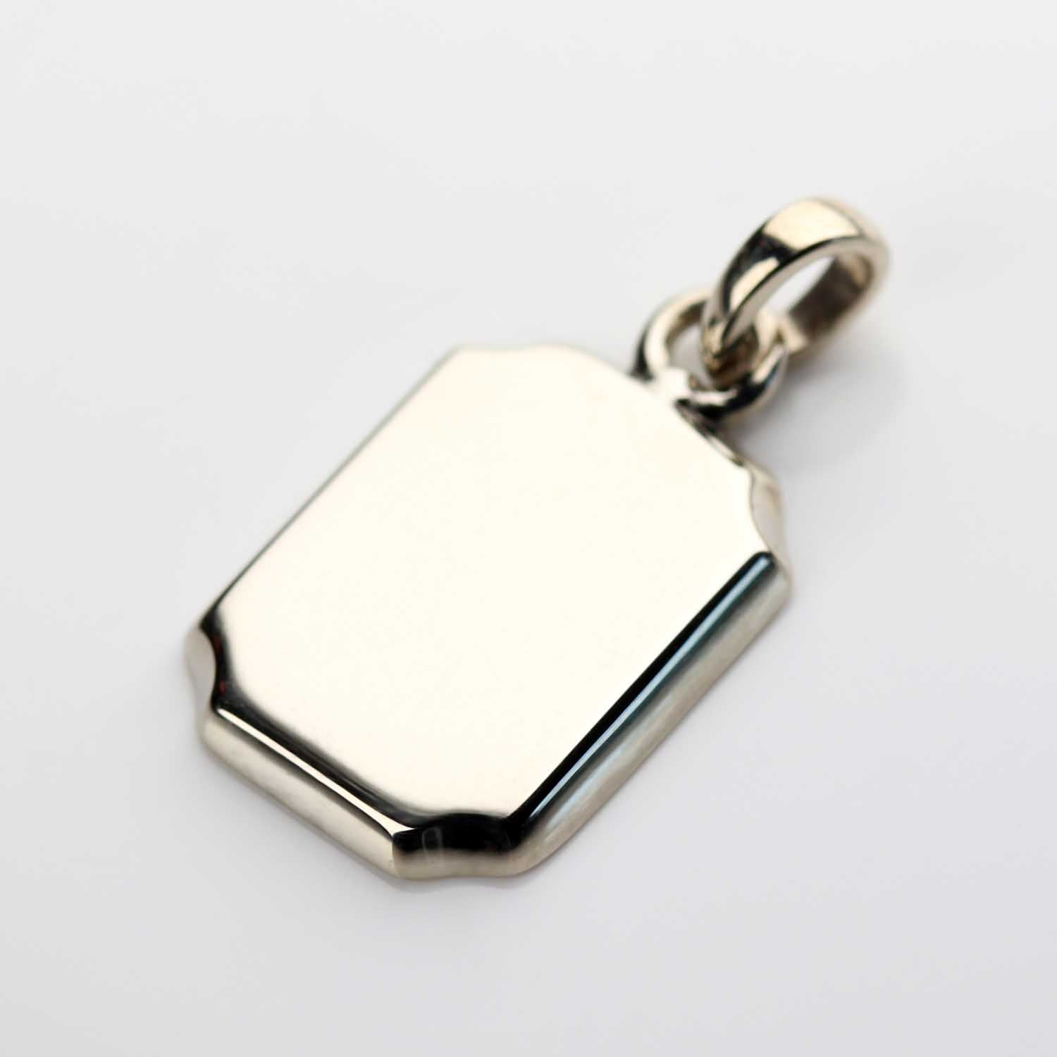 . Engravable Rectangle Pendant