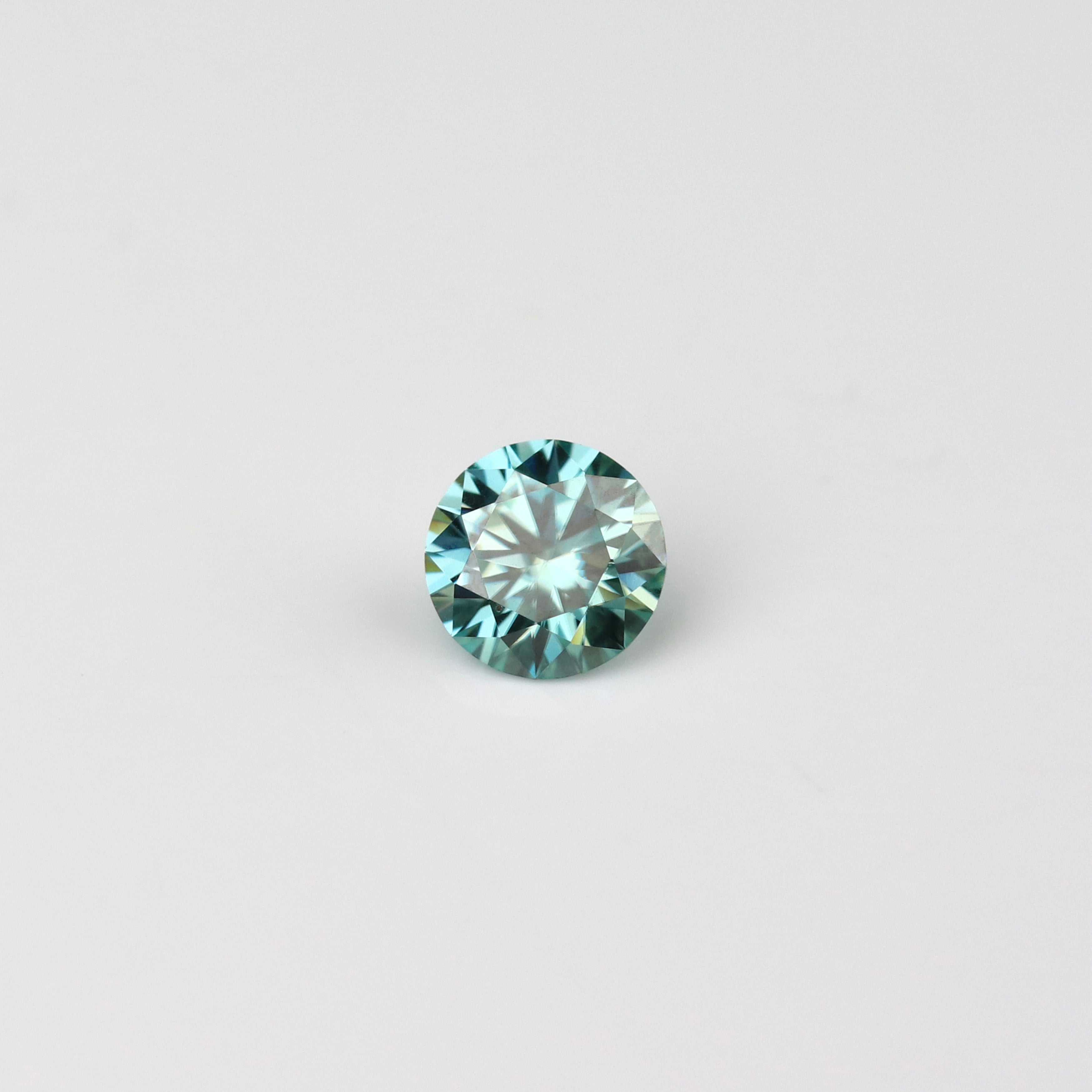 4mm Teal Moissanite - 117840