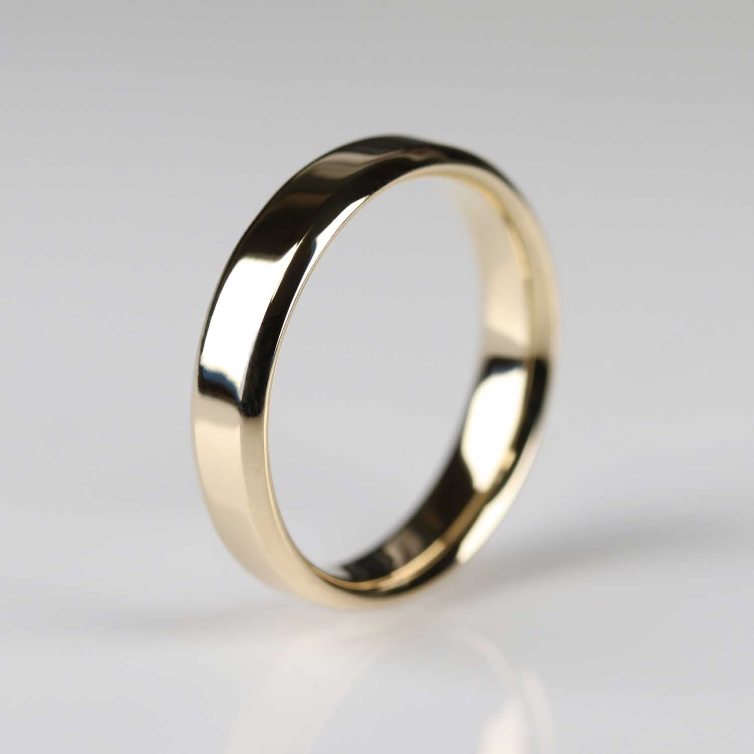 4mm Wide Edgeless Comfort-fit Flat Band