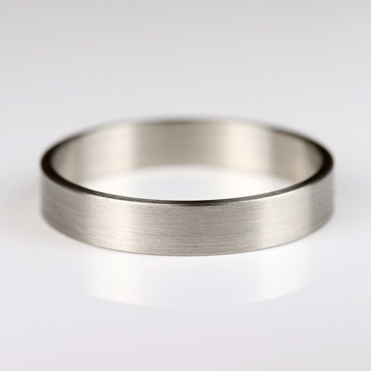 4mm Wide & Lightweight Flat Band Ring