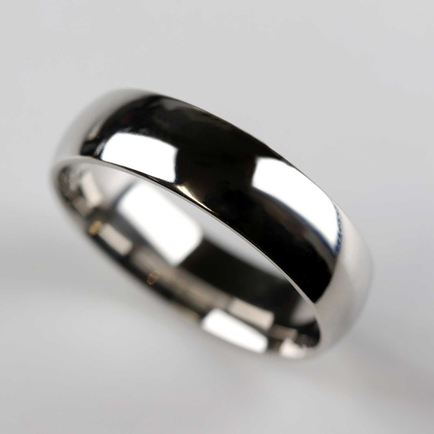 6mm Wide & Comfort-fit Classic Band Ring