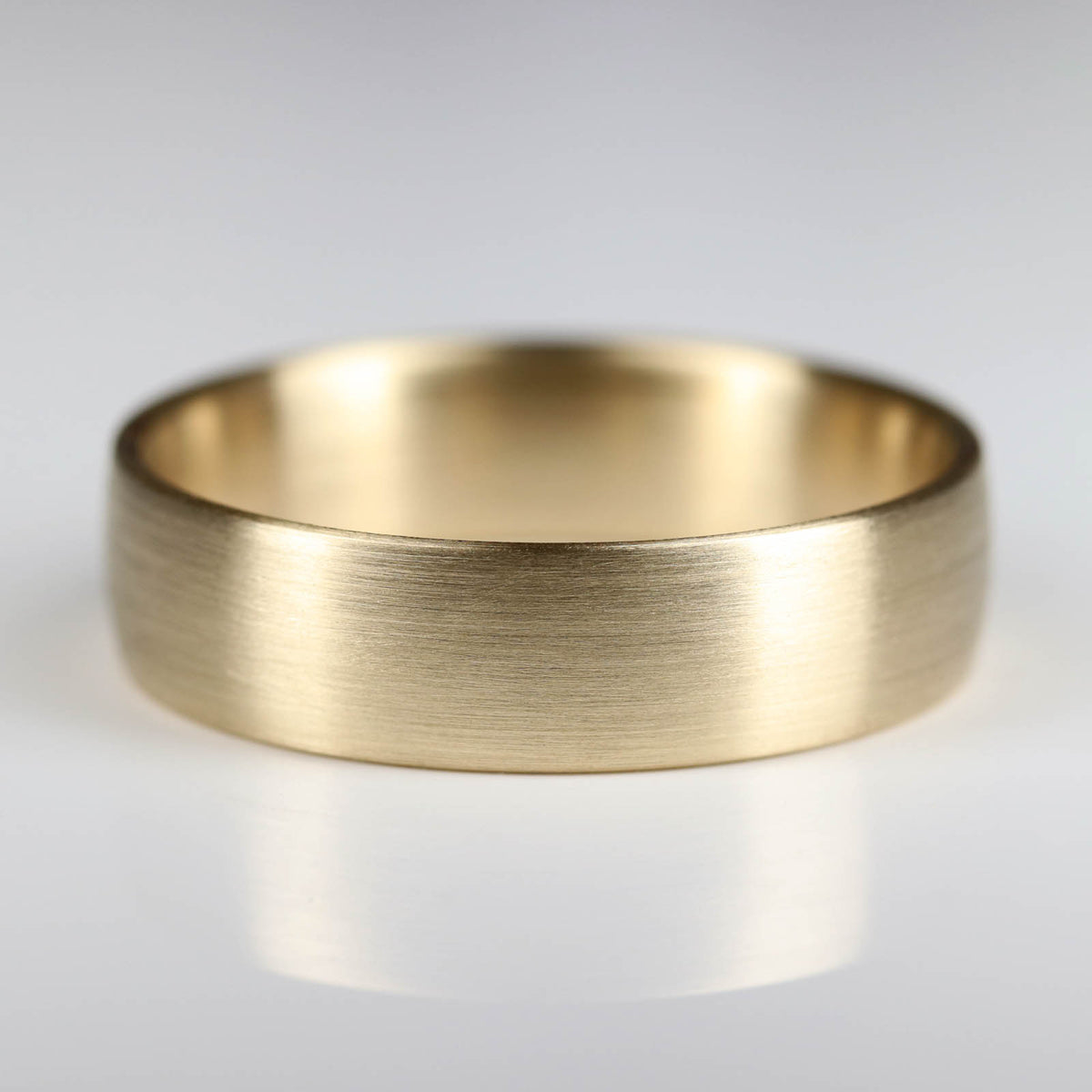 Wide European Style Comfort-fit Band Ring