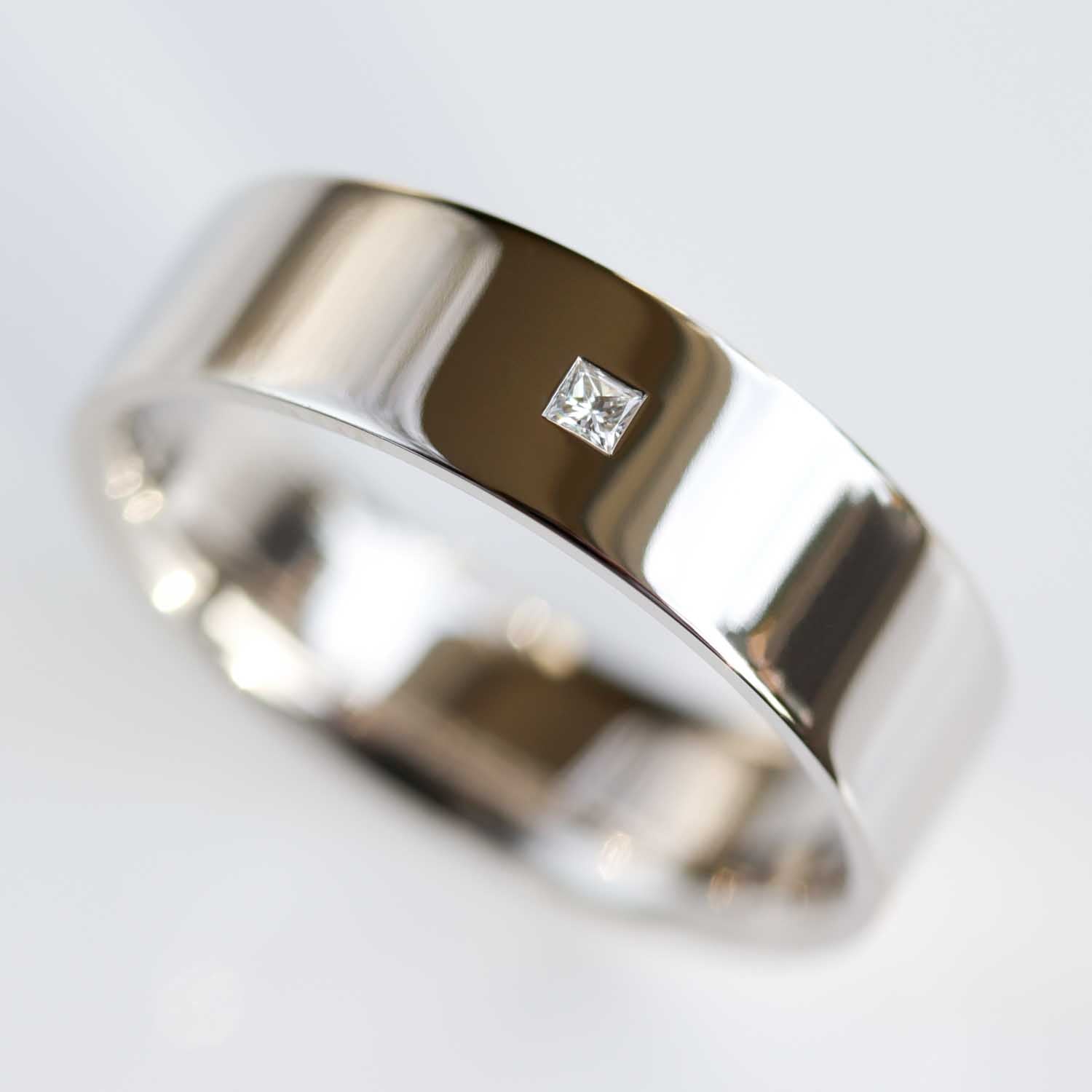 Add a Flush Set Square Diamond