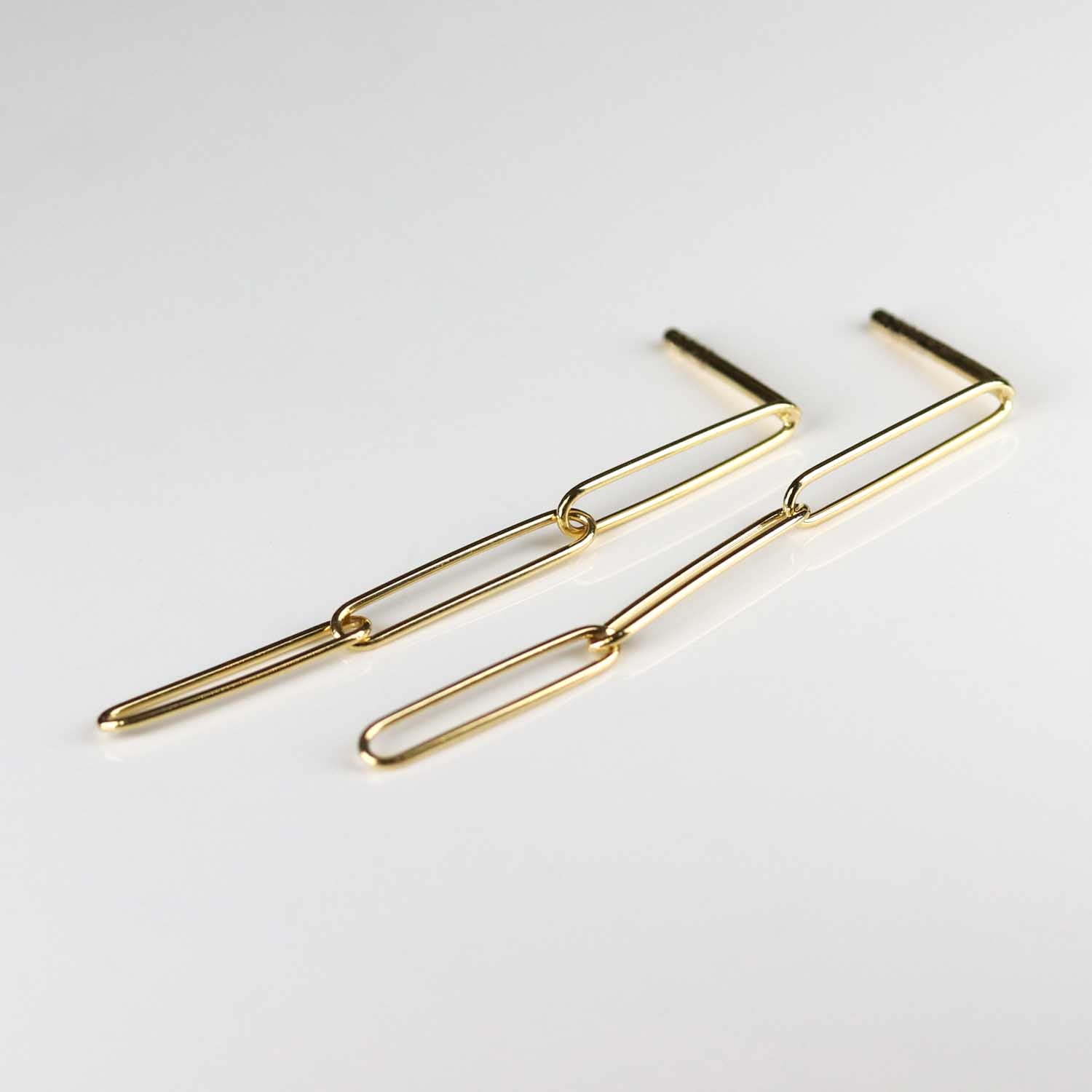 Paperclip Dangle Earrings