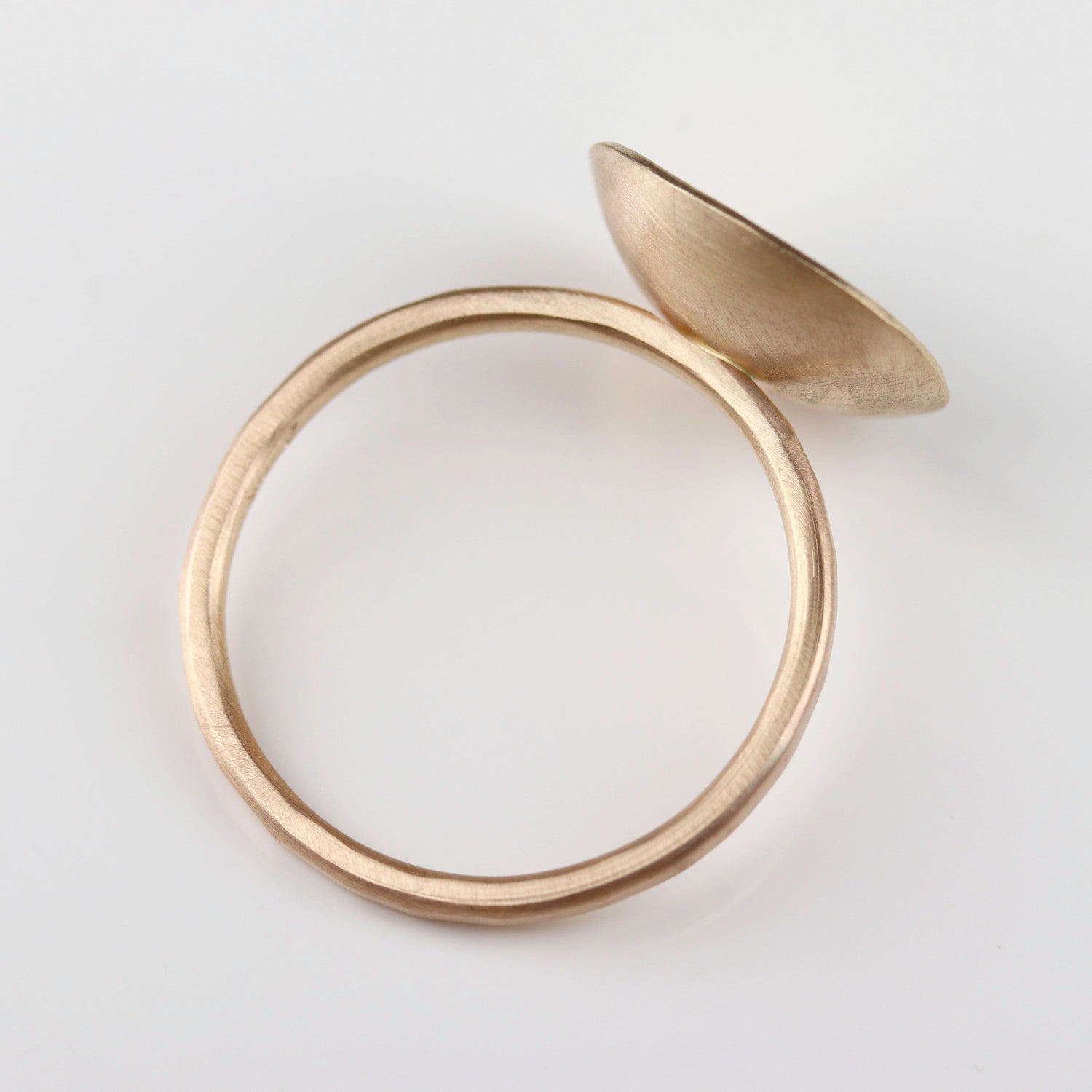 • Yellow Gold Dish Ring