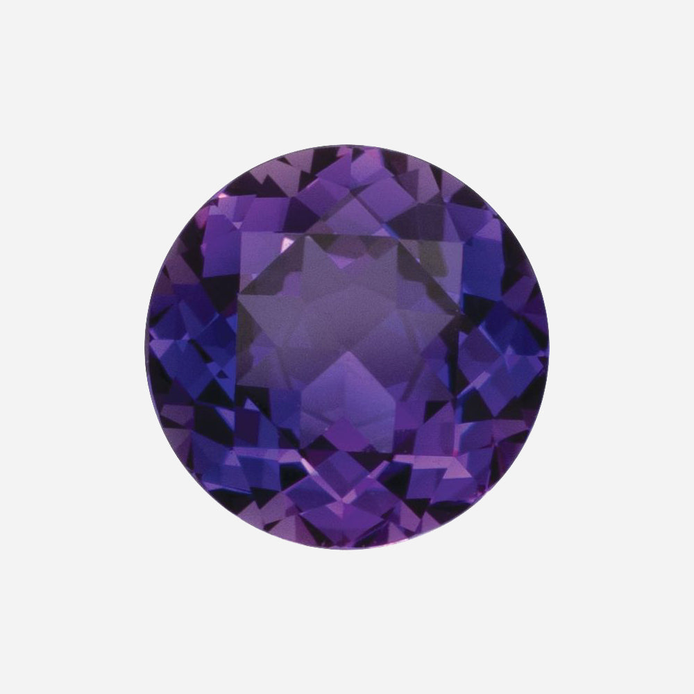 . Lab-grown Purple Sapphire