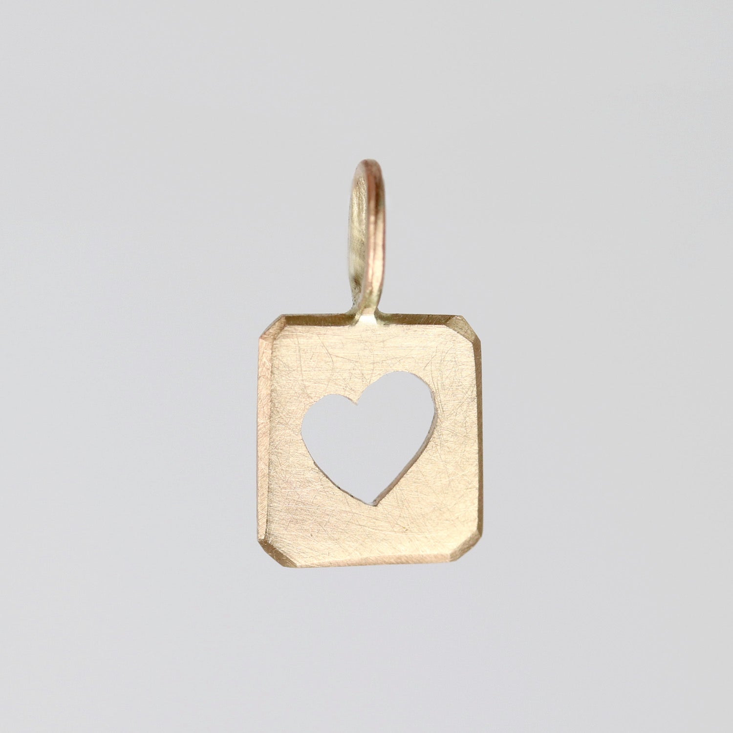 • Petite Gold Heart Charm