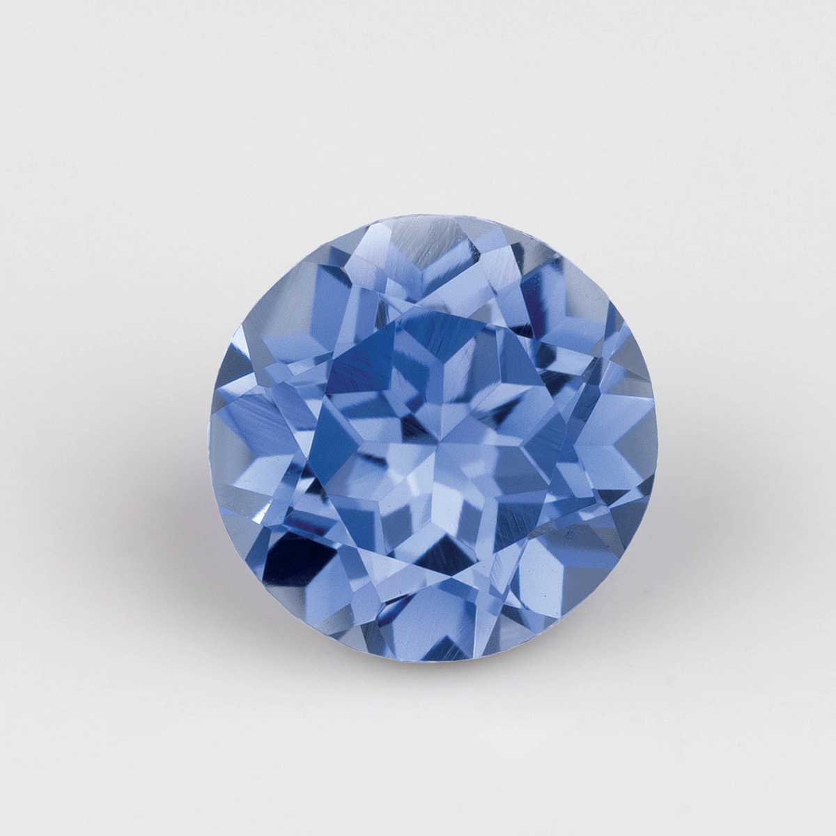 . Lab-grown Periwinkle Blue Sapphire