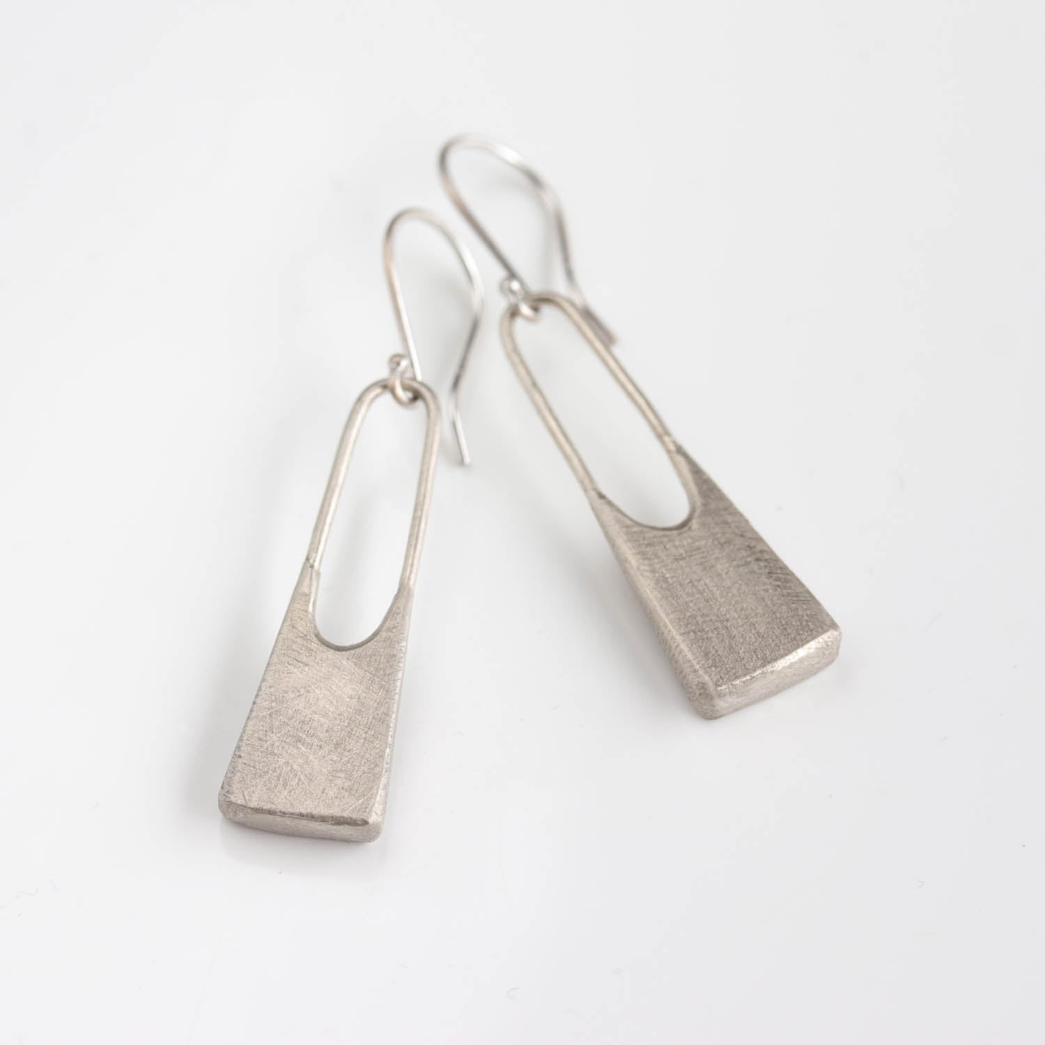 . Large Padlock Dangle Earrings