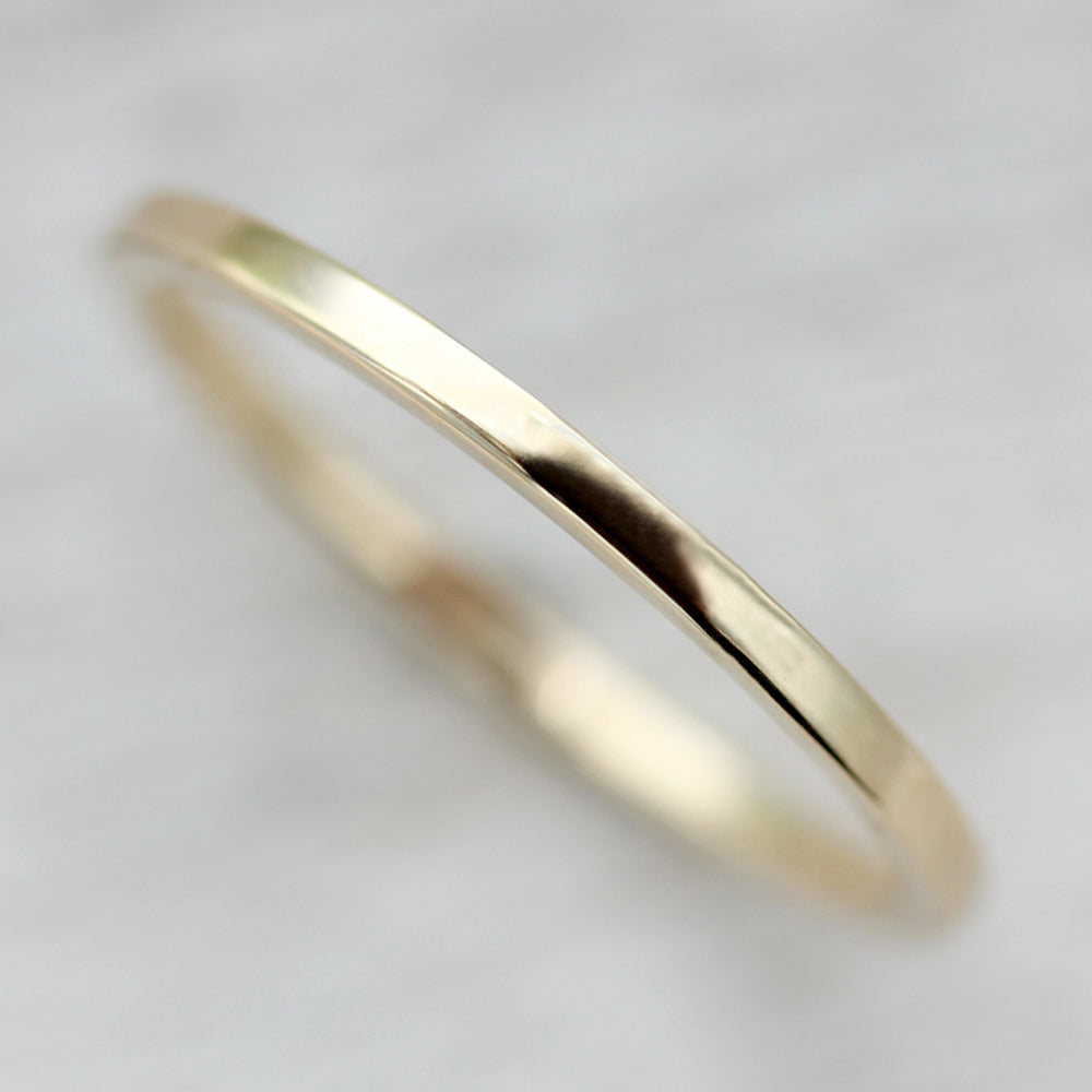 Smooth Square Band Ring