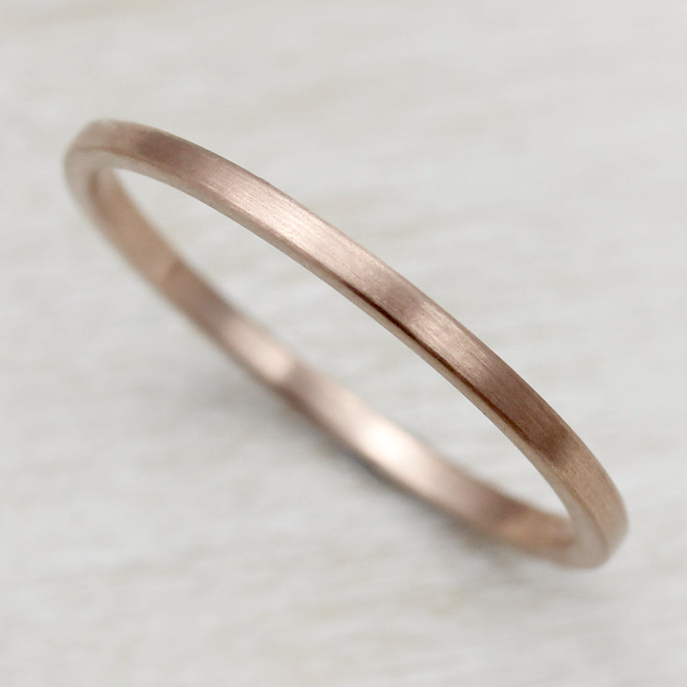 Smooth Square Band Ring
