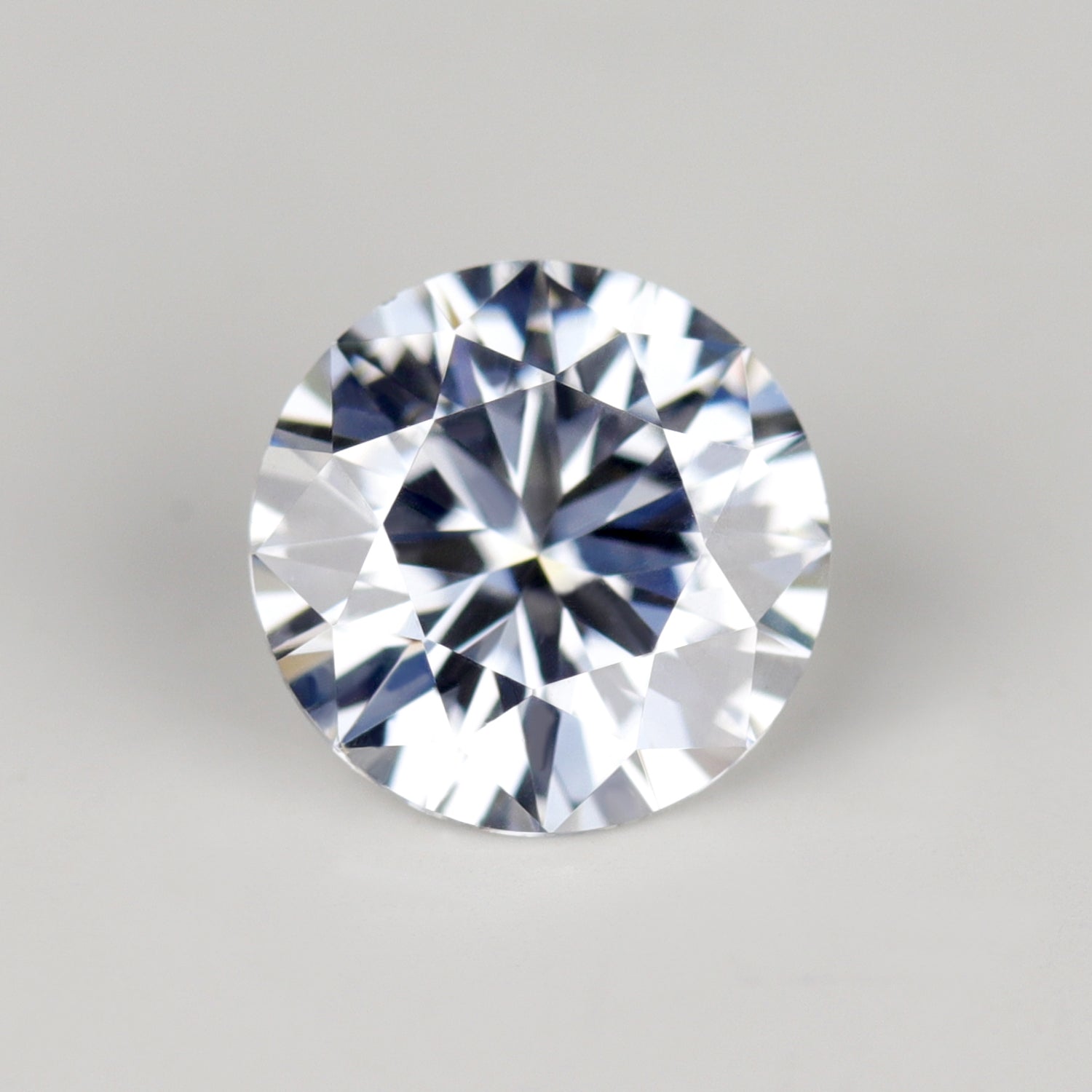 5mm Round Salt & Pepper Gray Moissanite - 114950-B