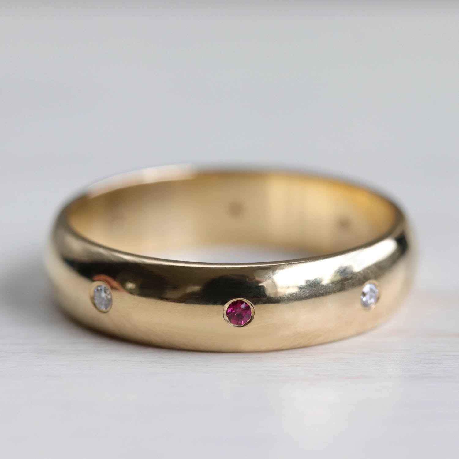 Ruby and Diamond Flush Set