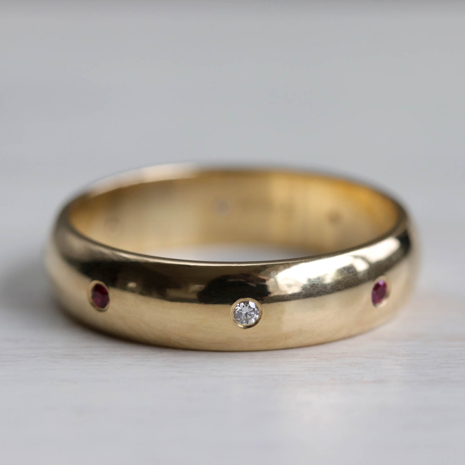 Ruby and Diamond Flush Set