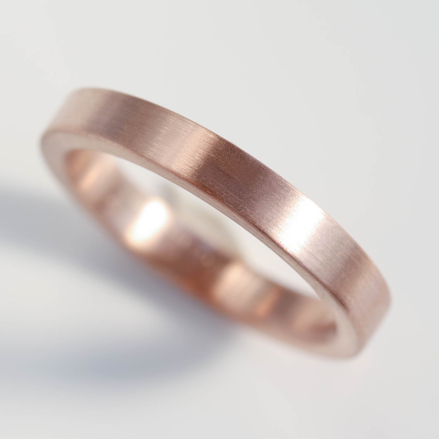 Narrow & Comfort-fit Flat Band Ring