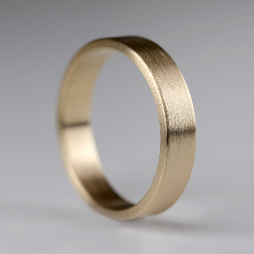 Wide & Lightweight Flat Band Ring