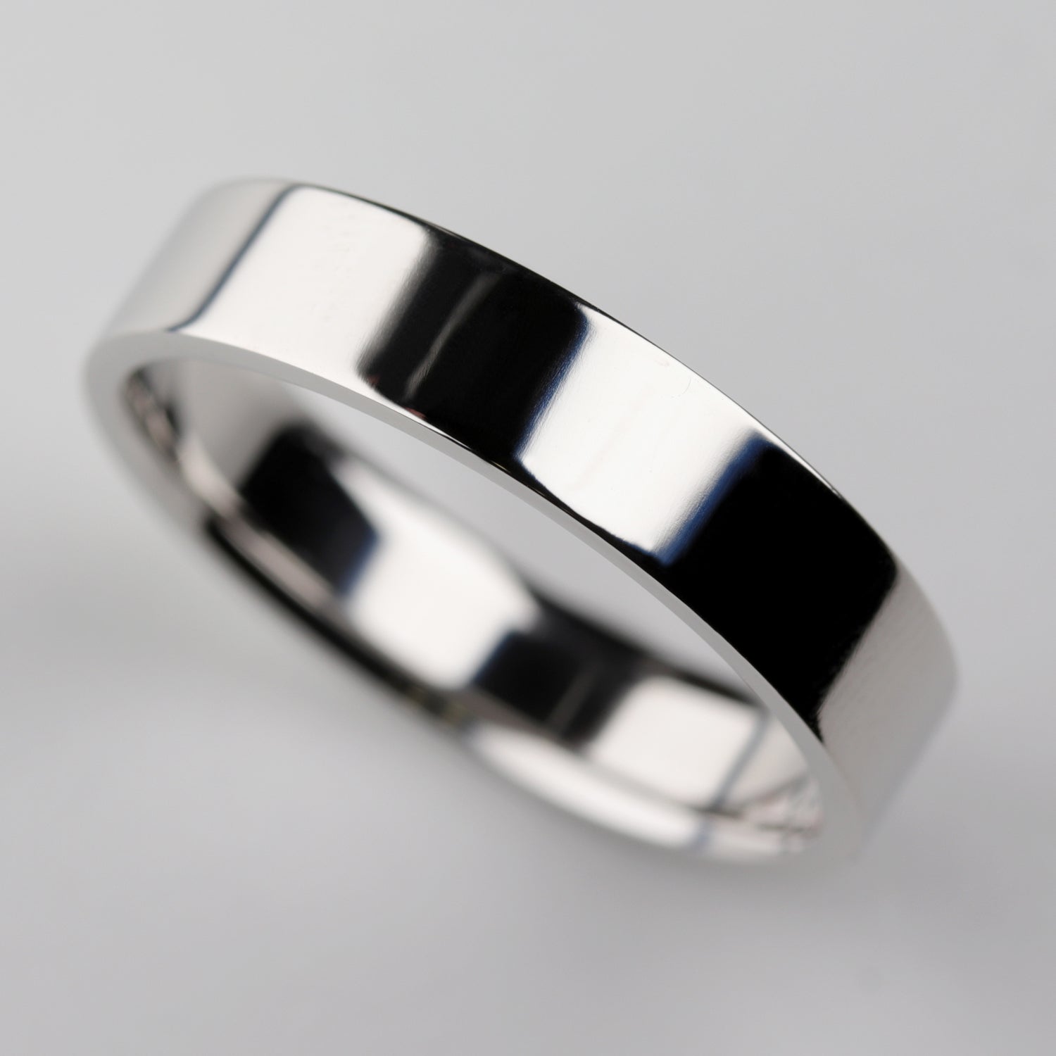Wide & Comfort-fit Flat Band Ring