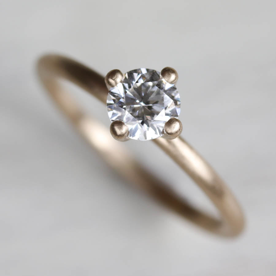 Compass Set Solitaire >7.25, Engagement Ring - Aide-mémoire Jewelry