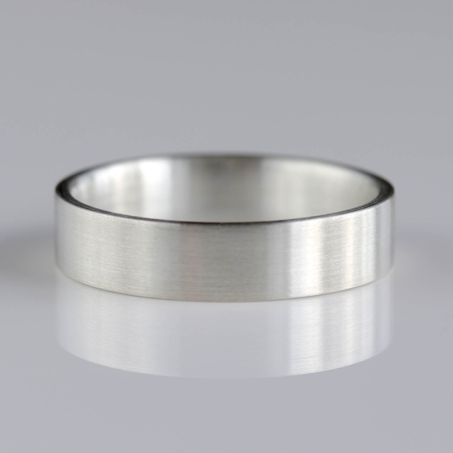 Wide & Comfort-fit Flat Band Ring