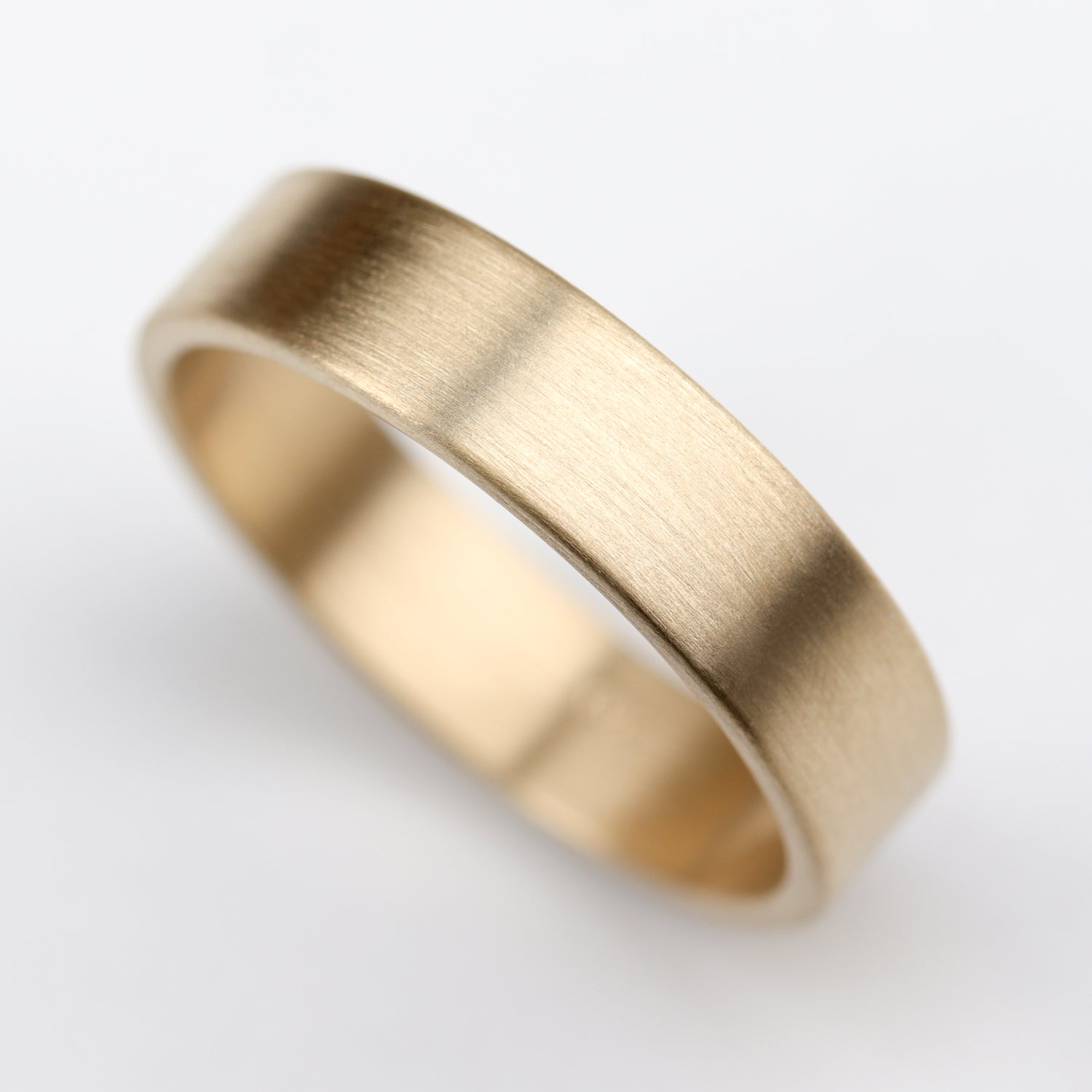 Wide & Lightweight Flat Band Ring