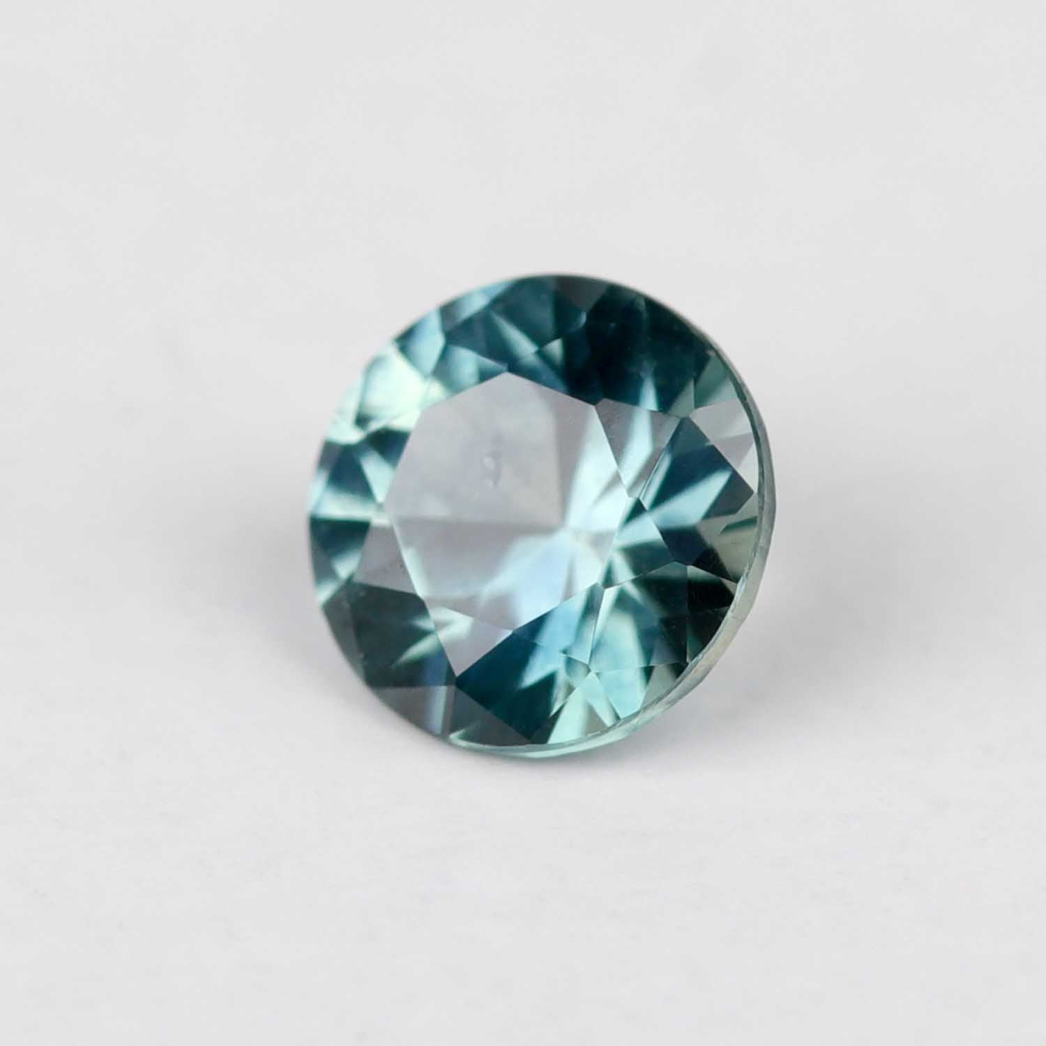 4mm Light Denim Round Montana Sapphire - 115240