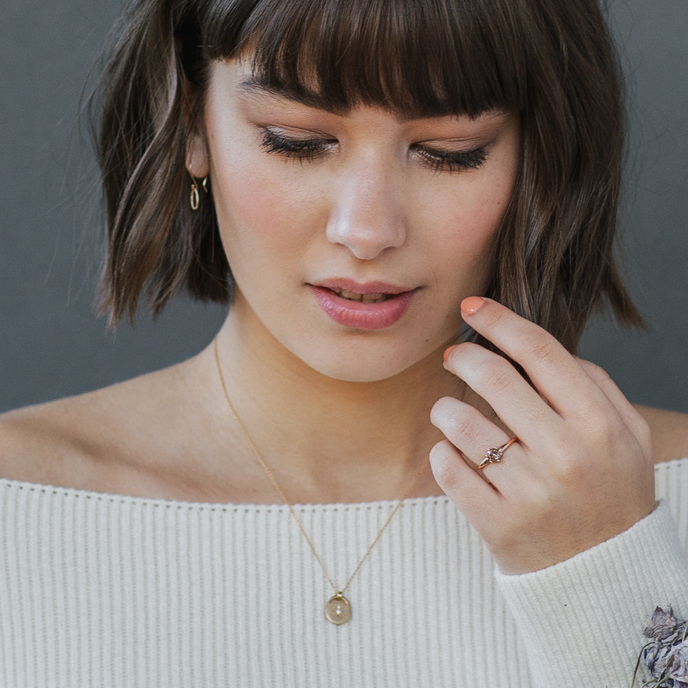 Diamond Star Pendant, Necklace - Aide-mémoire Jewelry