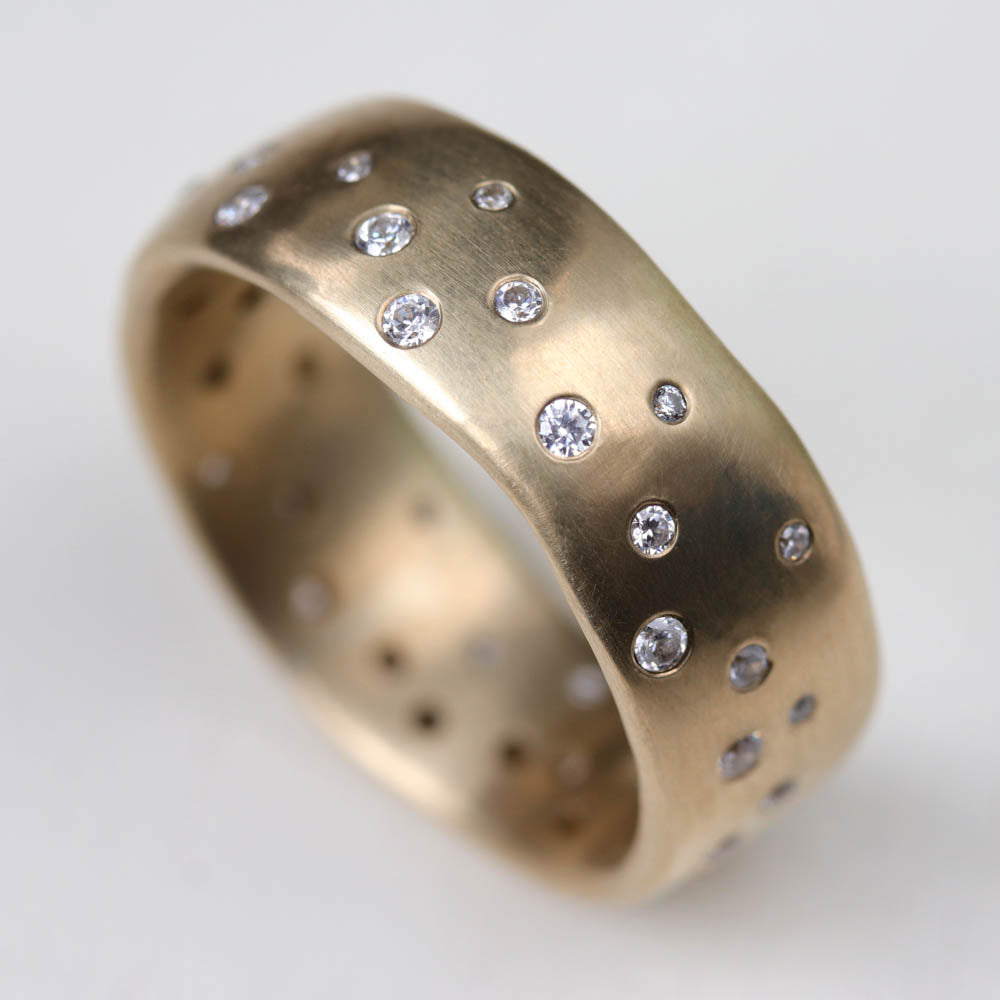 Celestial Diamond Stacking Ring Ethical, Conflict-free Diamond Band