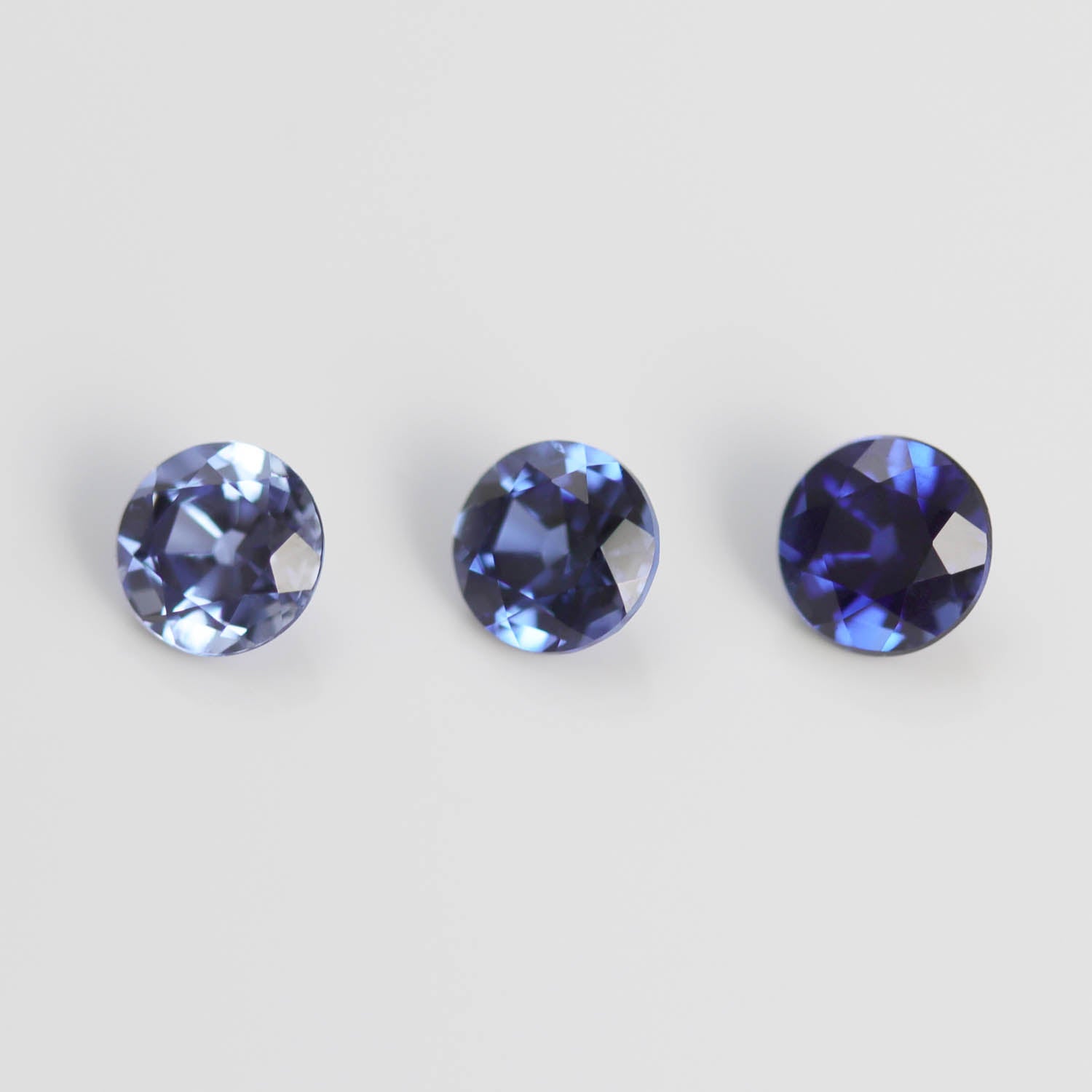 . Lab-grown Blue Sapphire