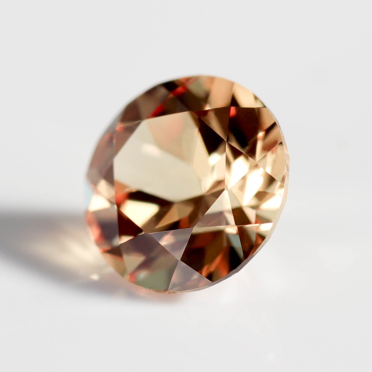 5mm Round Lab-grown Orange Sapphire - 118150
