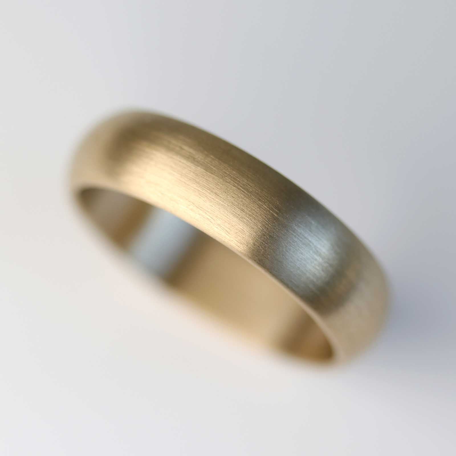 Wide Classic Band Ring •