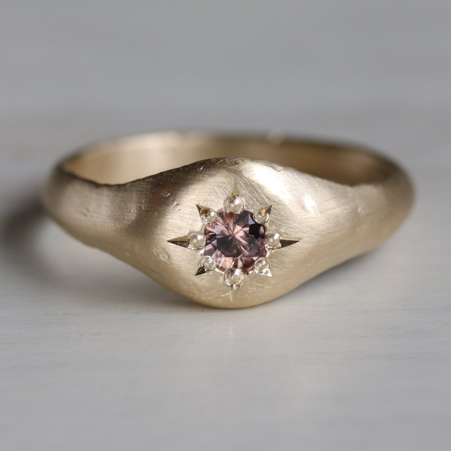 Malawi Sapphire Signet Ring