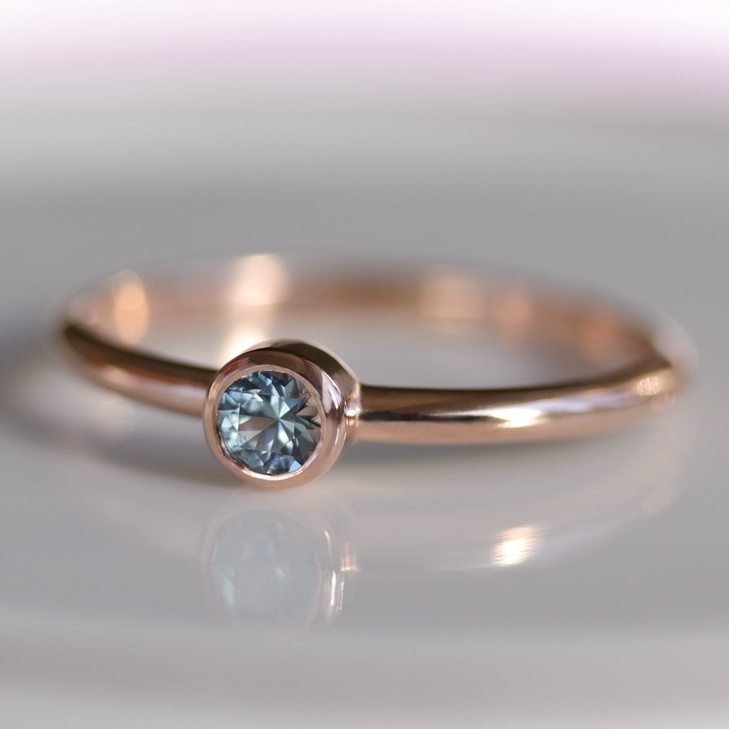 Malawi Sapphire Solitaire Engagement Ring