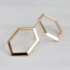 Geometric Drop Earrings​ - Eco-friendly, Ethical, Simple Jewelry