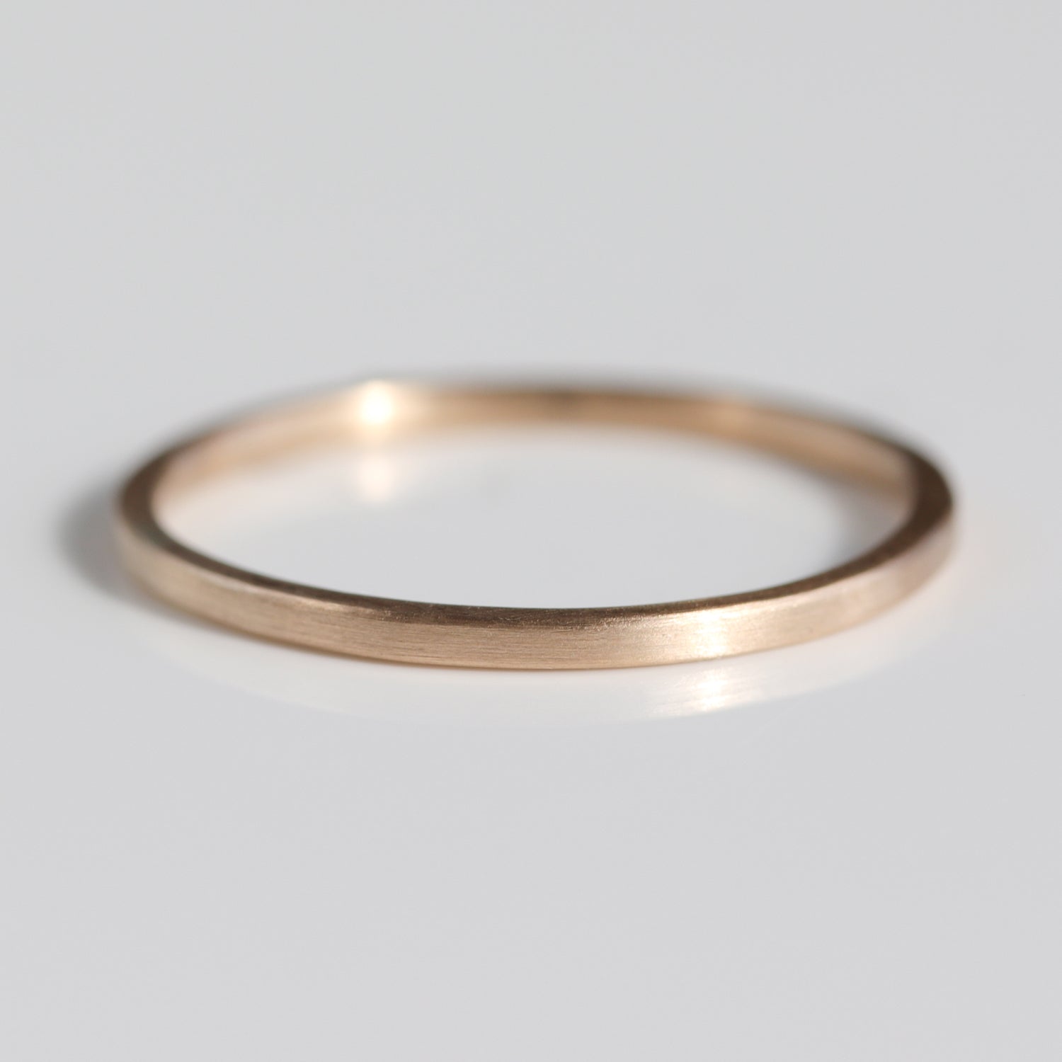 10k Yellow Gold 1x1mm Square Band