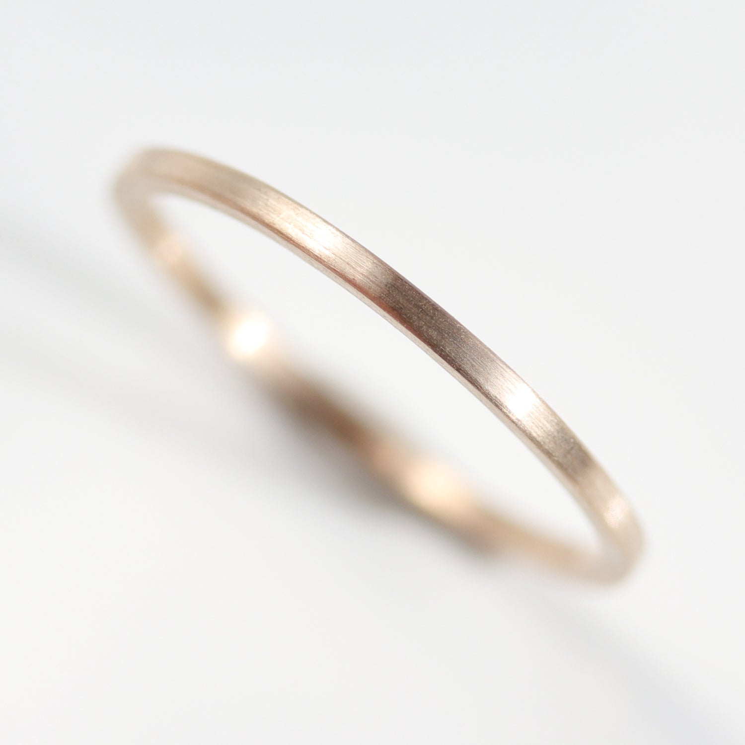 10k Yellow Gold 1x1mm Square Band