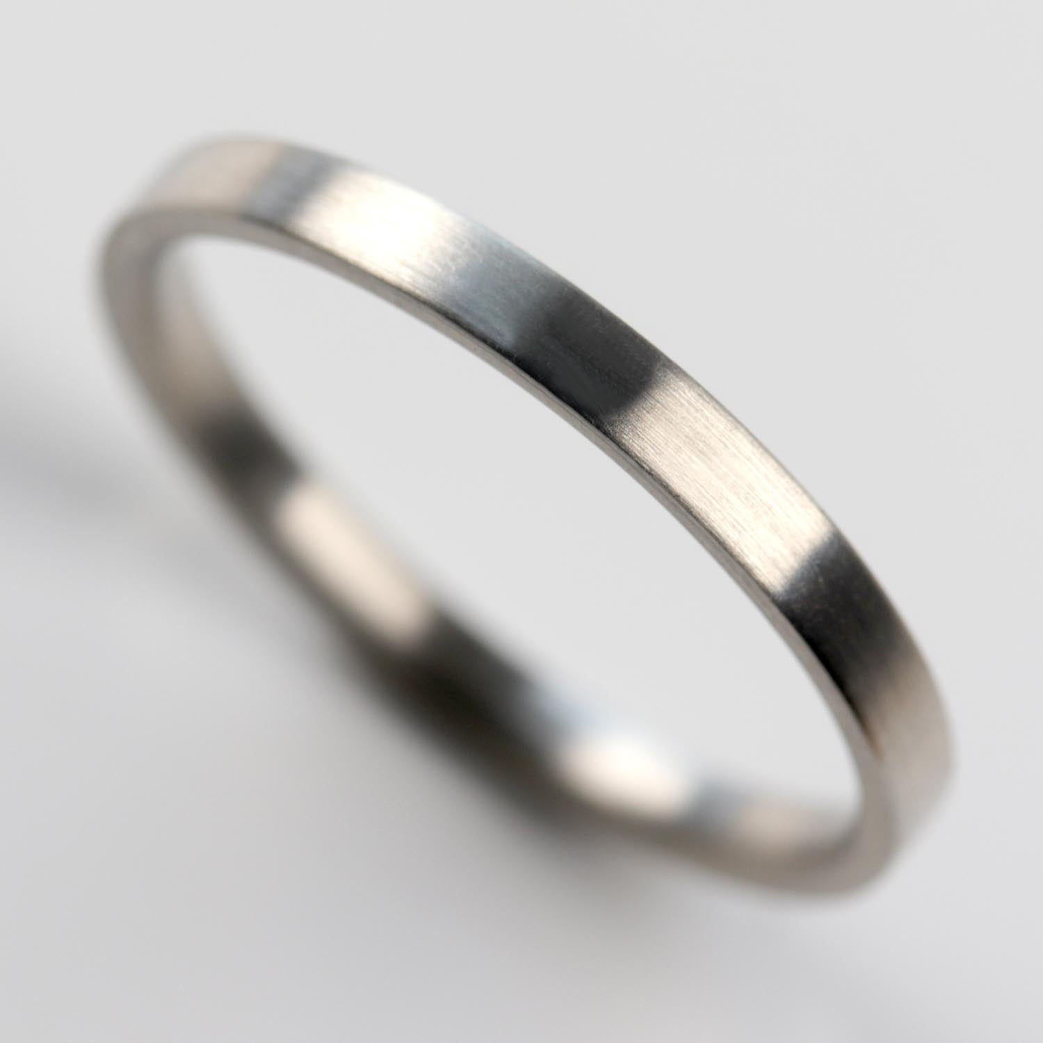Narrow & Lightweight Flat Band Ring