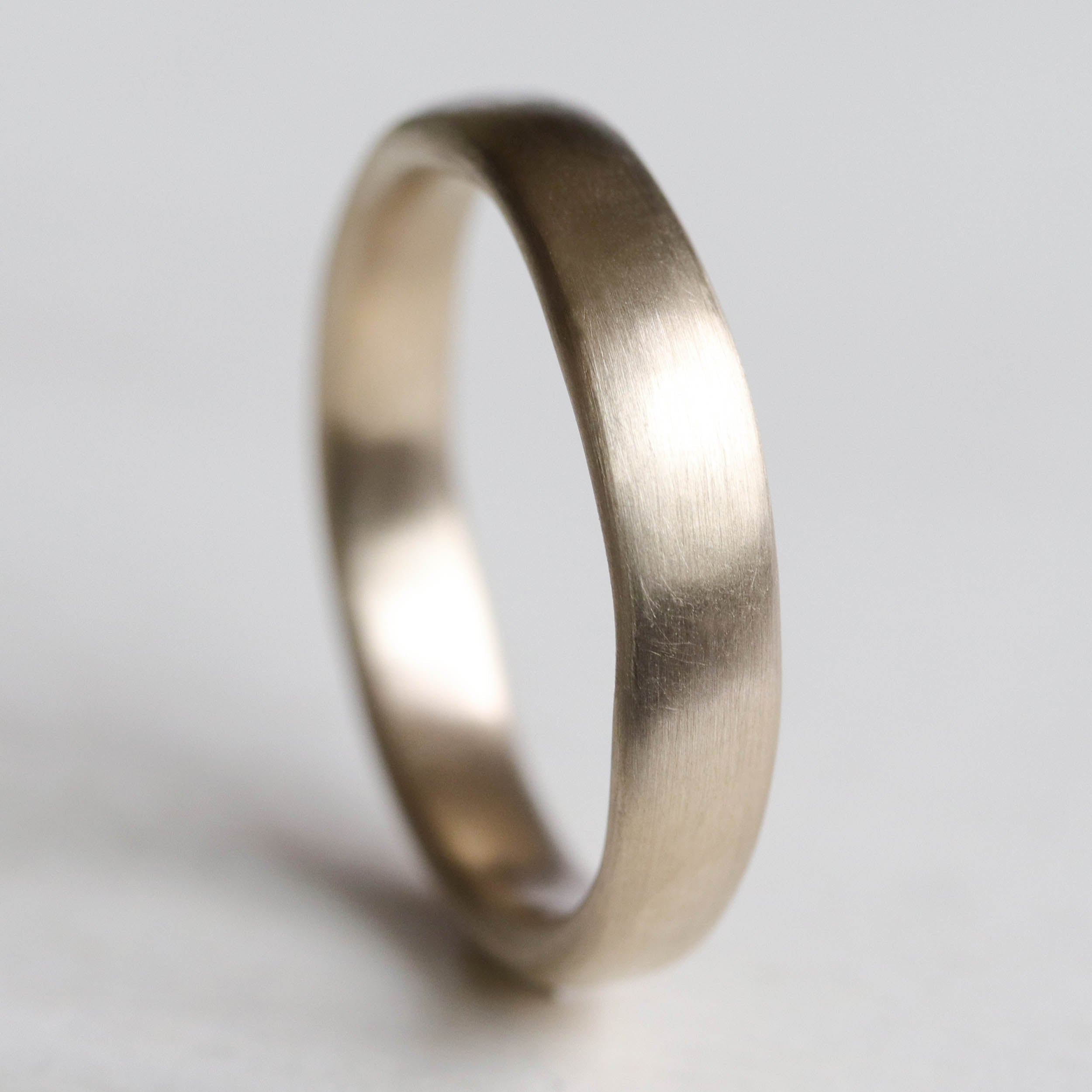 Narrow Chunky Sculpted Band <7.5, Men's Wedding Bands - Aide-mémoire Jewelry