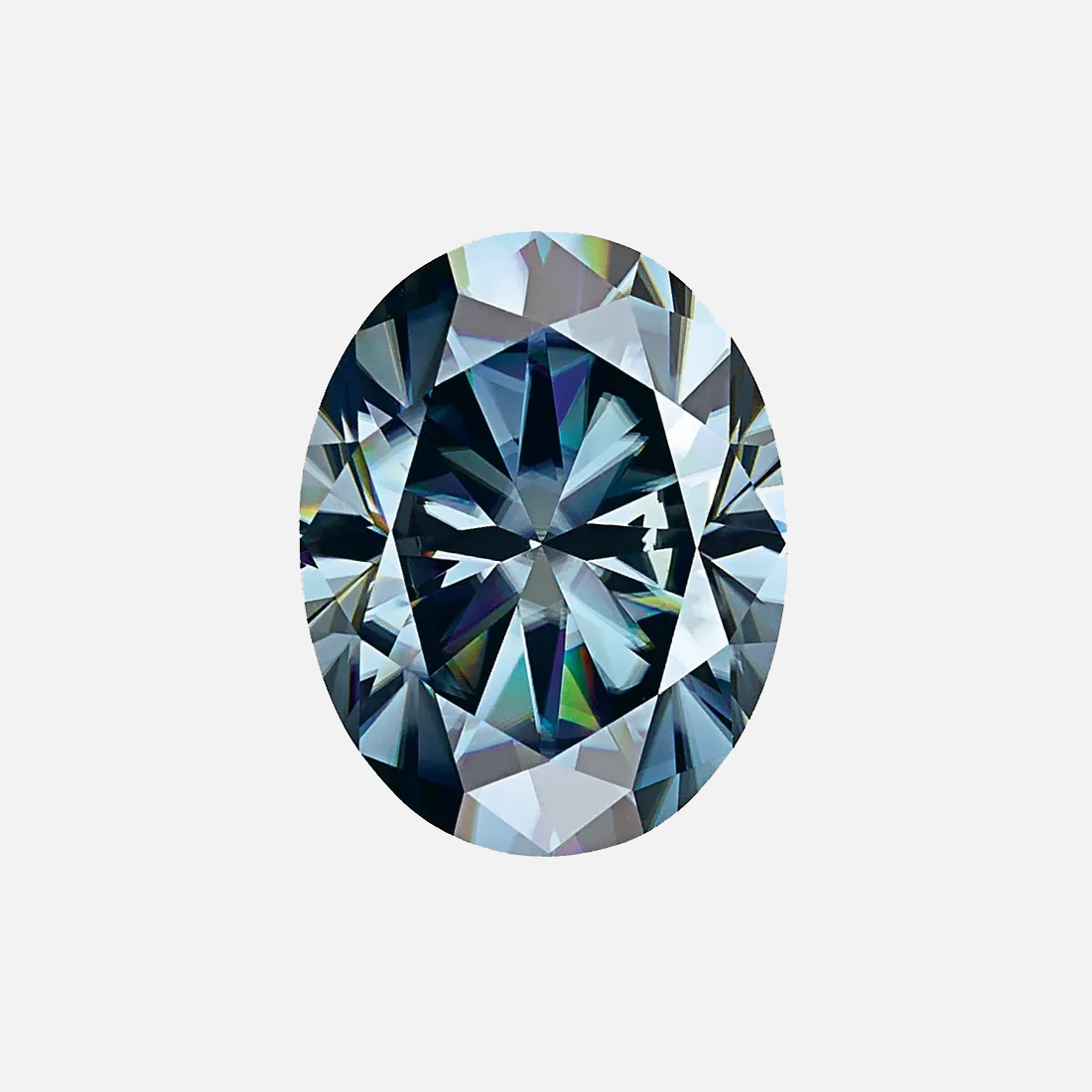 . Blue Moissanite
