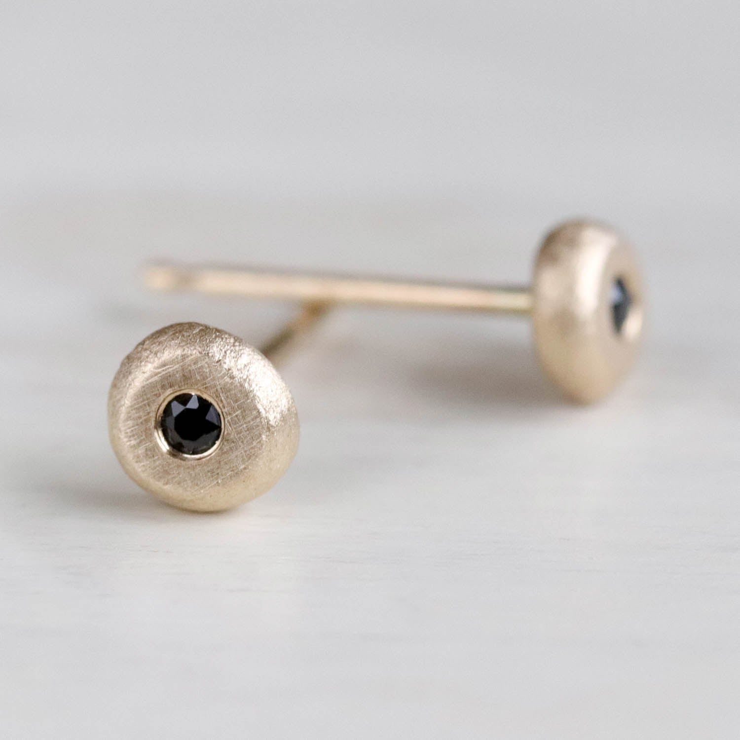 Small Pebble Stud Earrings