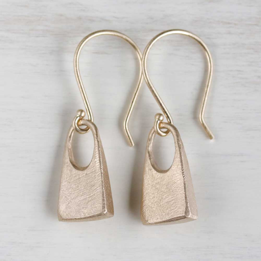 Small Padlock Dangle Earrings