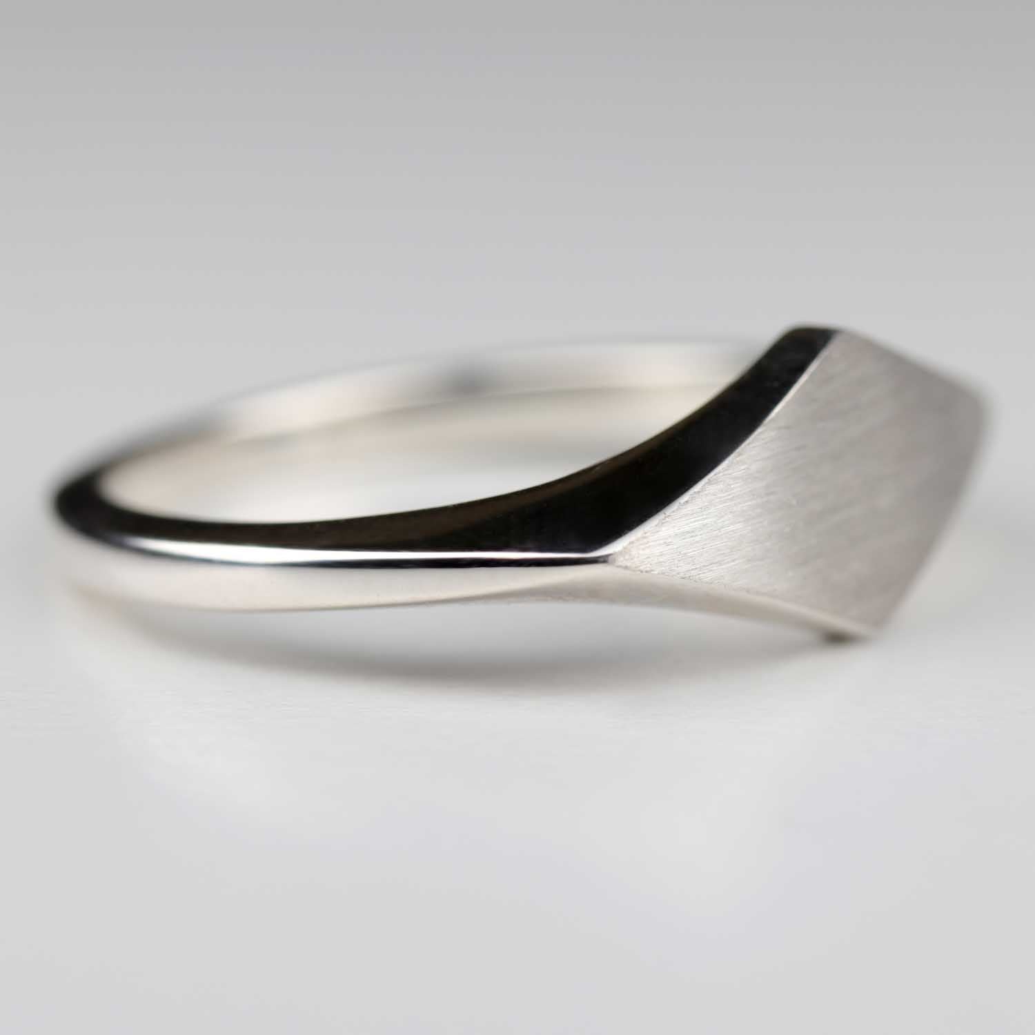 Geometric Signet Ring