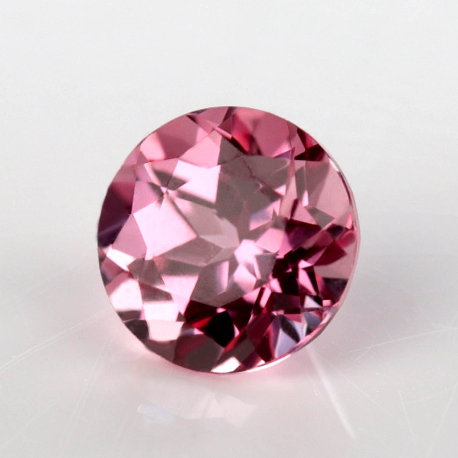 4mm Round Padparadscha Sapphire - 101740-B
