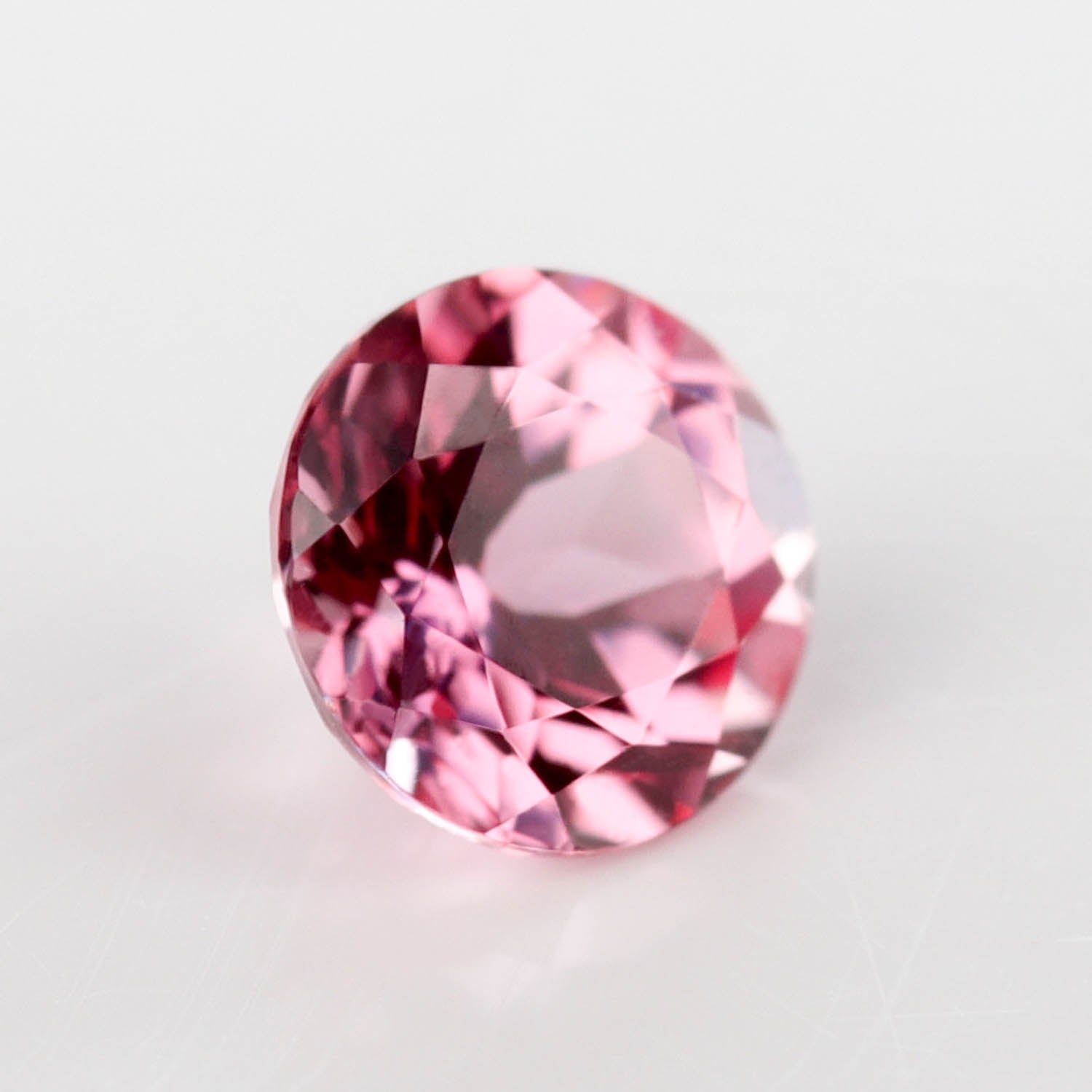 4mm Round Padparadscha Sapphire - 101740-B