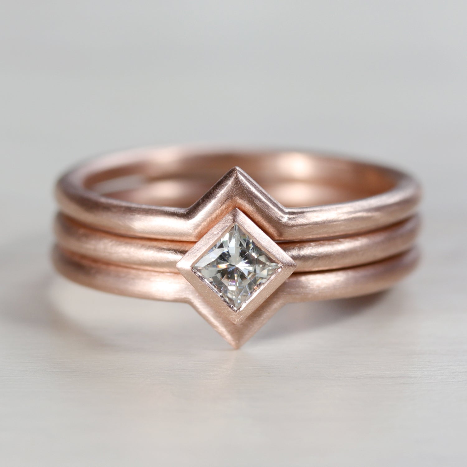 Chevron Contour Band •