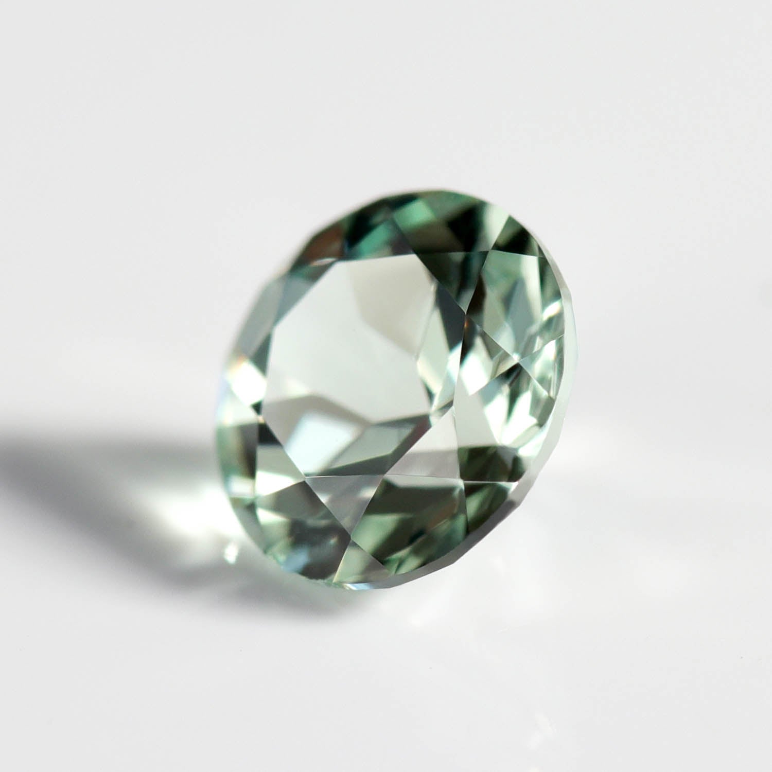 . Lab-grown Green Sapphire