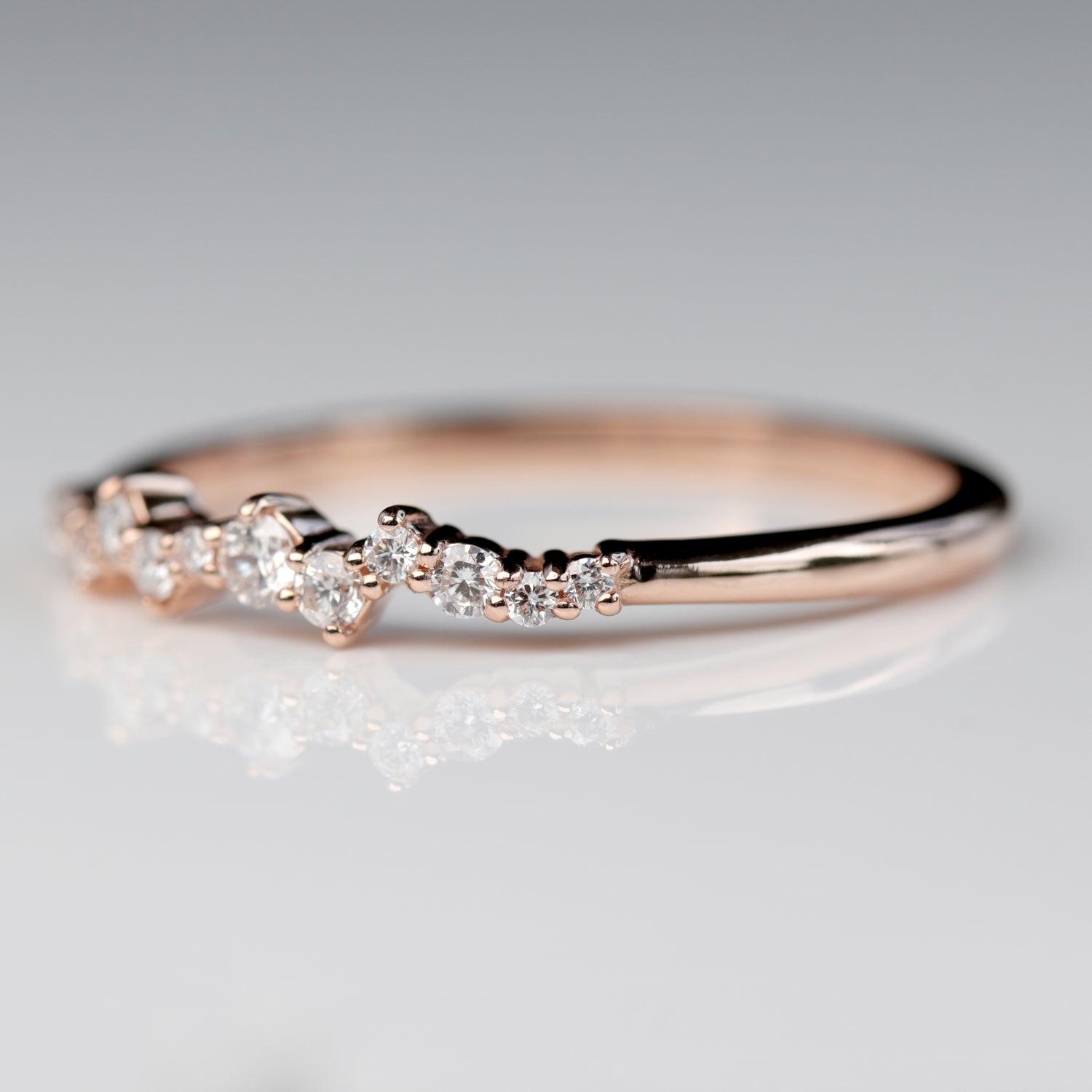 Cluster Wedding Band