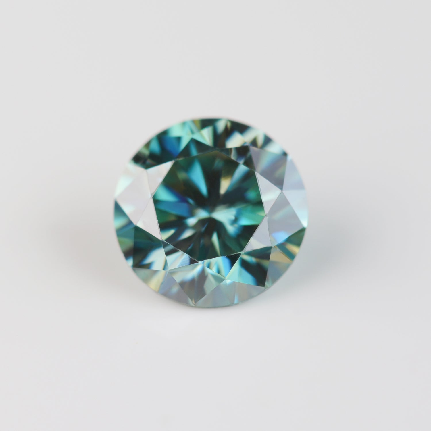 . Teal Moissanite