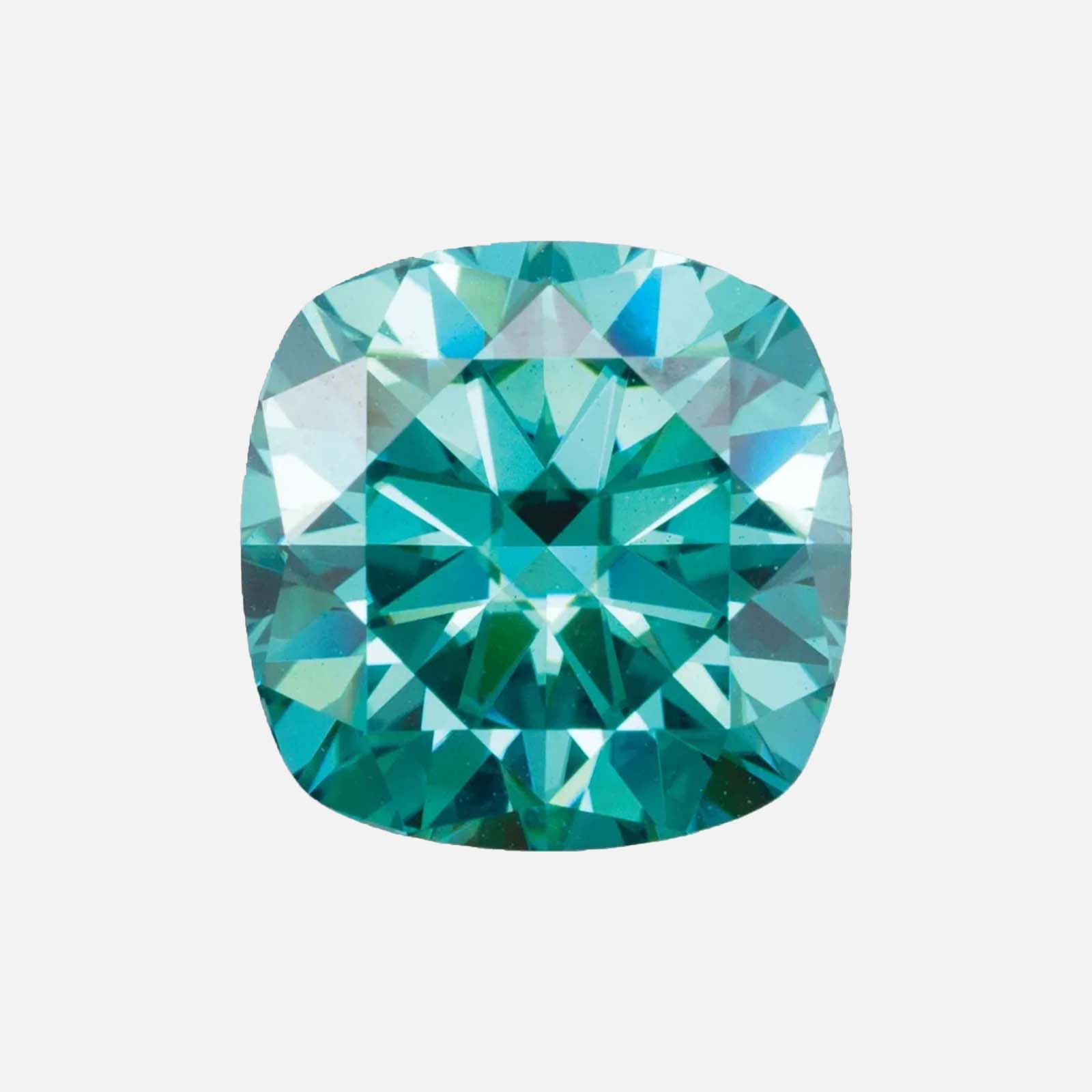 . Teal Moissanite