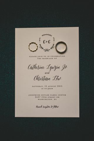 Real Aide-Mémoire Weddings: Catherine & Christian