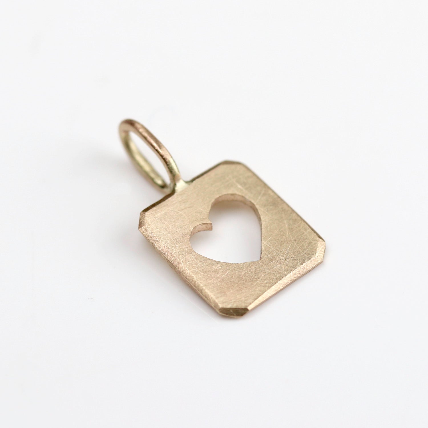 • Petite Gold Heart Charm